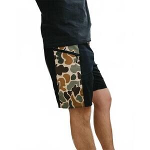 NEW SEAGER CO. capo panel trunks in duck camo